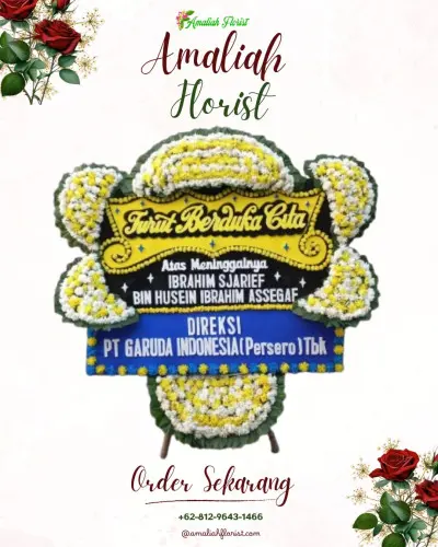 Papan Bunga Duka di Bojongsalaman
